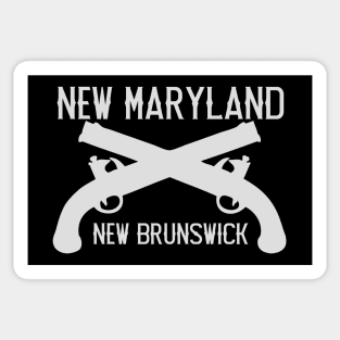 New Maryland NB white Sticker